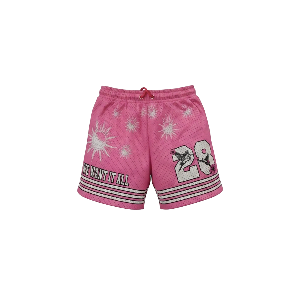 We Want It All Mesh shorts