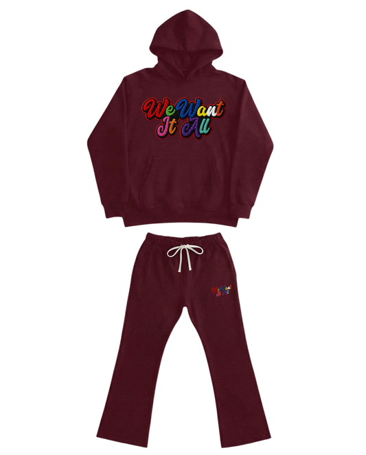 We Want It All “Signature Stamp” Sweatsuit