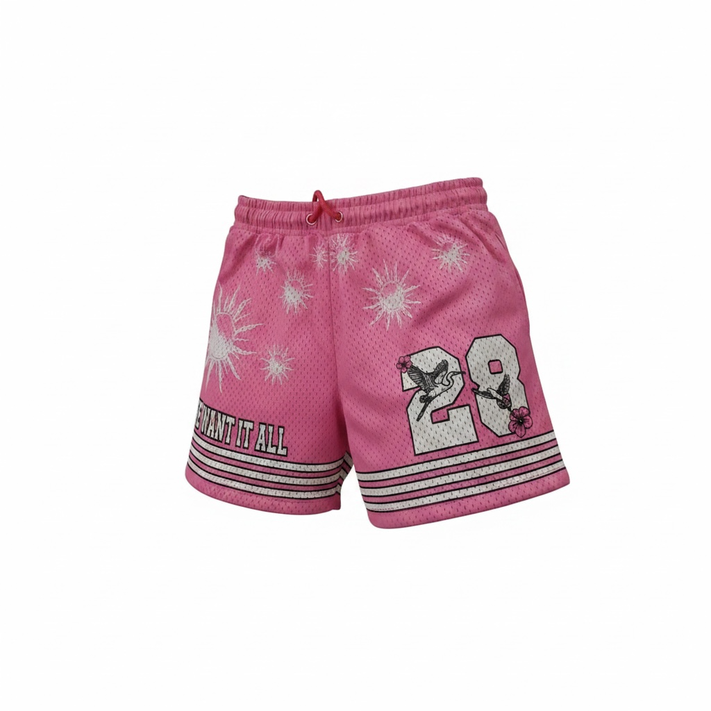 We Want It All Mesh shorts